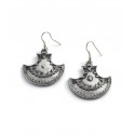 Maratha Queen Earrings - Silver - Matr Boomie (Jewelry)