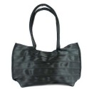 Black Seat Belt Tote with Snap - Conserve