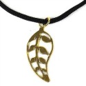 Leaf Bomb Casing Pendant on Cord - Craftworks Cambodia