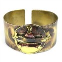 Captured Triangle Cuff - Brass Images (C)