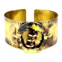 Copper Spring Brass Cuff - Brass Images (C)
