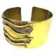 Waves Brass Cuff - Brass Images (C)