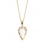 Abbakka Arrowhead Necklace - Crystal - Matr Boomie (Jewelry)