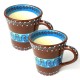 Set of Two Flared Cups - Chocolate - encantada