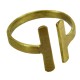 Perpendicular Ring - gold - WorldFinds
