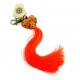Heart Tassel key chain - Orange - Global Groove (A)