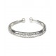Selene Cuff Bracelet - Silvertone - Matr Boomie (Jewelry)