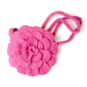 Rose Felt Purse Pink - Global Groove (P)