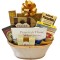 Gourmet Condolences Sympathy Gift Basket with Book