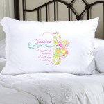 Personalized Cheerful Blossoms Pillow Case