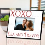 Personalized Hugs and Kisses Picture Frame