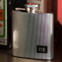 Personalized Textured Stainless Steel Flask