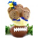 Football Cookie Gift Planter - 6 or 12 Gourmet Cookies
