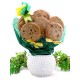Golf Ball Cookie Planter - 6 or 12 Gourmet Cookies