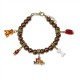 Dog Lover Charm Bracelet in Gold
