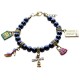 Shopper Mom Charm Bracelet in Gold