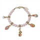 Easter Charm Bracelet in Gold