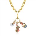 Easter Charm Necklace in Gold