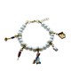 Dental Assistant Charm Bracelet in Gold