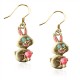 Easter Bunny Charm Earrings in Gold