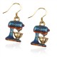 Mixer Charm Earrings in Gold