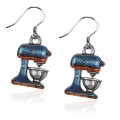 Mixer Charm Earrings in Silver