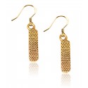 Bandage Charm Earrings in Gold