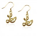 Love Charm Earrings in Gold