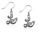 Love Charm Earrings in Silver