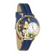Cats Night Out Watch in Gold (Large)