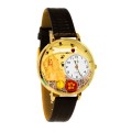 Cocker Spaniel Watch in Gold (Large)