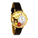 Doberman Pinscher Watch in Gold (Large)