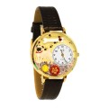 Pug Watch in Gold (Large)