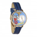 Nurse 2 Blue Watch in Gold (Large)