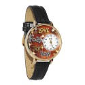 Faith Hope Love Joy Watch in Gold (Large)
