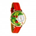 Ladybugs Watch in Gold (Large)
