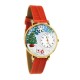 Christmas Tree Watch in Gold (Large)