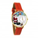Christmas Santa Claus Watch in Gold (Large)