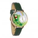 St. Patrick's Day Watch (Rainbow) in Gold (Large)
