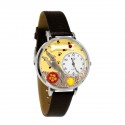Greyhound Watch in Silver (Large)