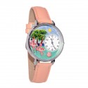 Flamingo Watch in Silver (Large)