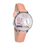 Beautician Female Watch in Silver (Large)
