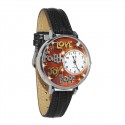 Faith Hope Love Joy Watch in Silver (Large)