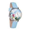 Easter Eggs Watch in Silver (Large)