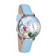 Easter Eggs Watch in Silver (Large)